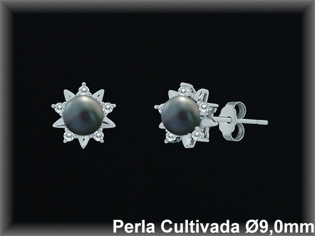 Pendientes de Plata al Por Mayor ref MR008G  Mayorista de pendientes en Plata