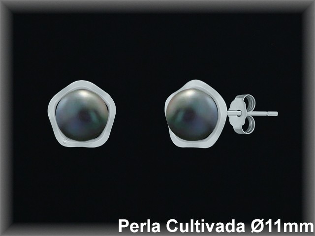 Pendientes de Plata al Por Mayor ref MR040G  Mayorista de pendientes en Plata