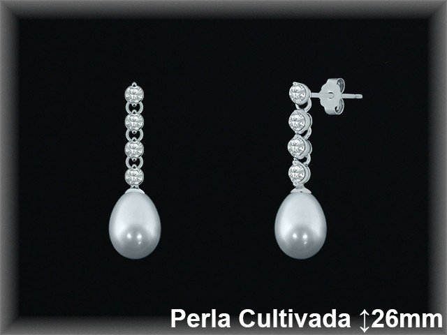 Pendientes de Plata al Por Mayor ref R8475  Mayorista de pendientes de Plata