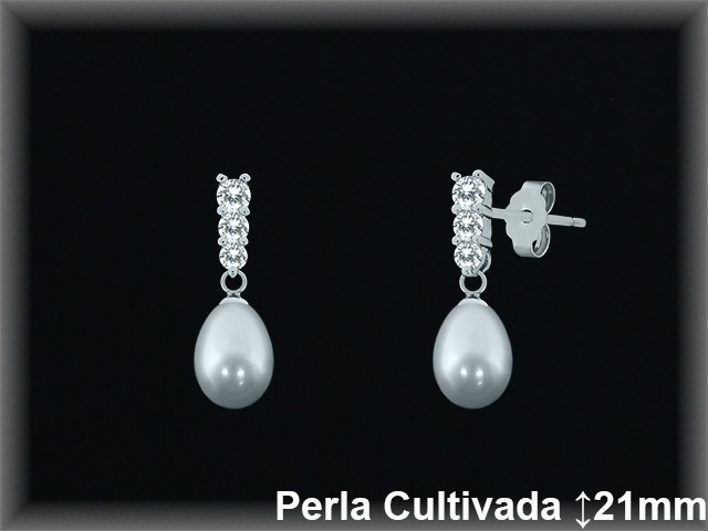 Pendientes de Plata al Por Mayor ref R8480  Mayorista de pendientes de Plata