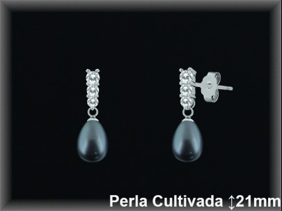 Pendientes de Plata al Por Mayor ref R8480G  Mayorista de pendientes de Plata