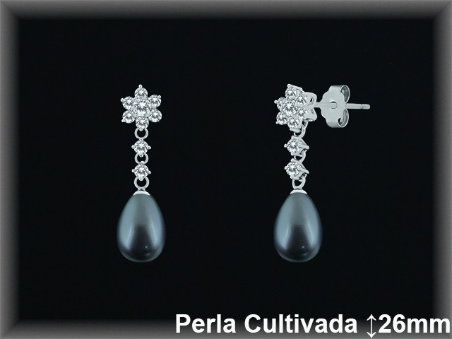 Pendientes de Plata al Por Mayor ref R8481G  Mayorista de pendientes de Plata