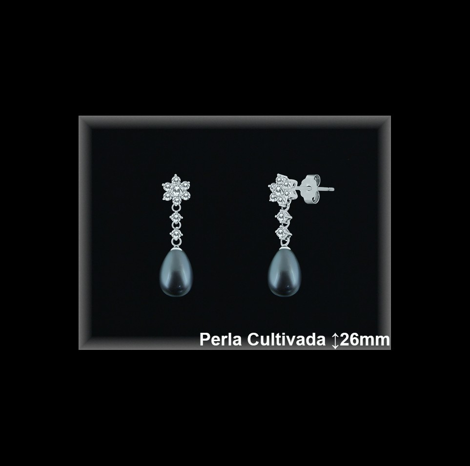 Pendientes de Plata al Por Mayor ref R8481G  Mayorista de pendientes de Plata