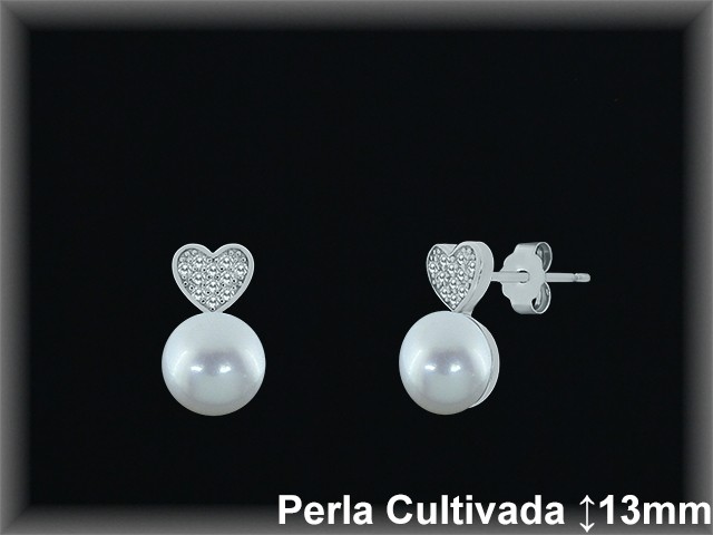 Pendientes de Plata al Por Mayor ref R8622  Mayorista de pendientes de Plata