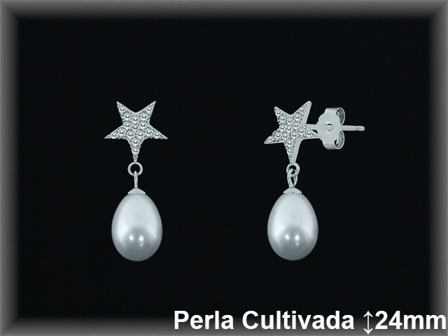 Pendientes de Plata al Por Mayor ref R8632  Mayorista de pendientes de Plata