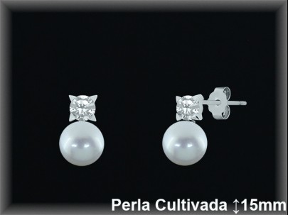 Pendientes de Plata al Por Mayor ref R8652  Mayorista de pendientes de Plata