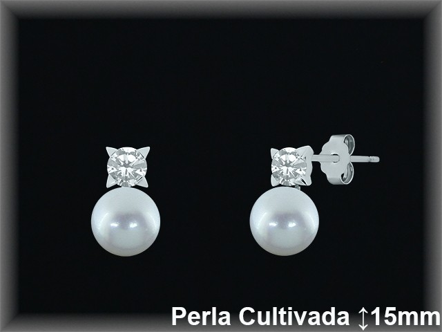 Pendientes de Plata al Por Mayor ref R8652  Mayorista de pendientes de Plata