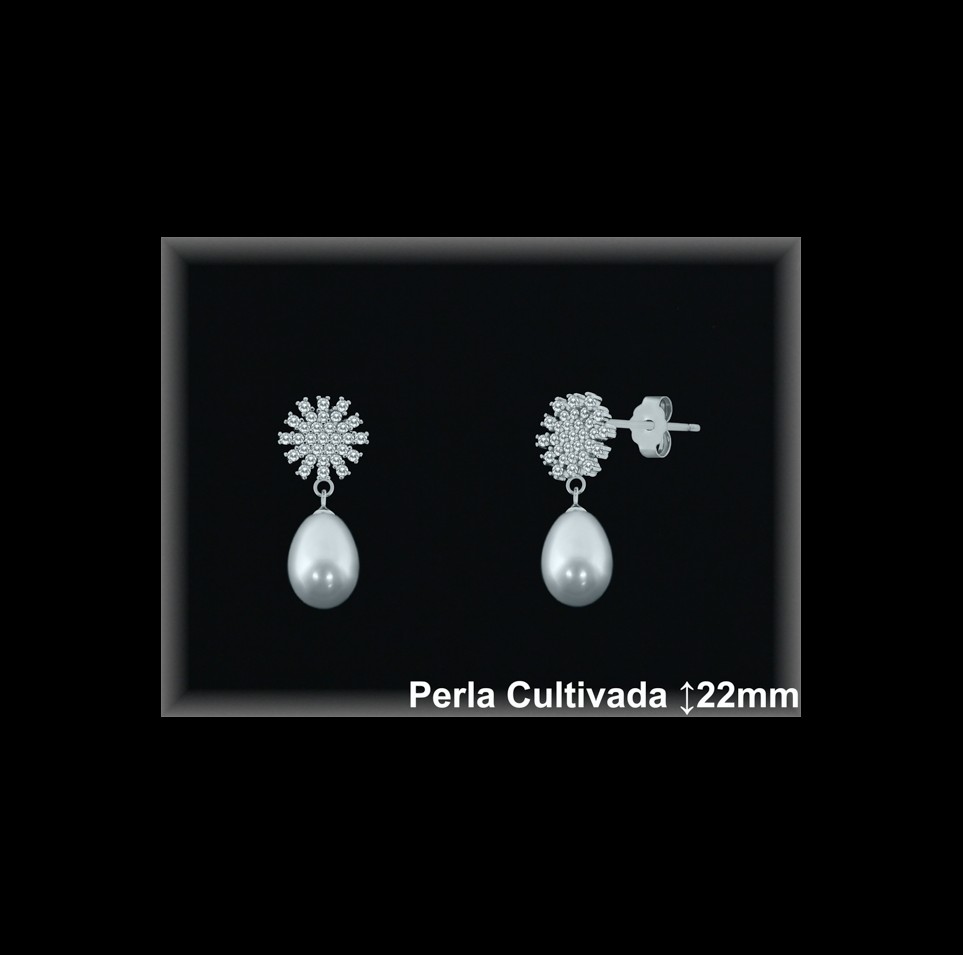 Pendientes de Plata al Por Mayor ref R8675  Mayorista de pendientes de Plata