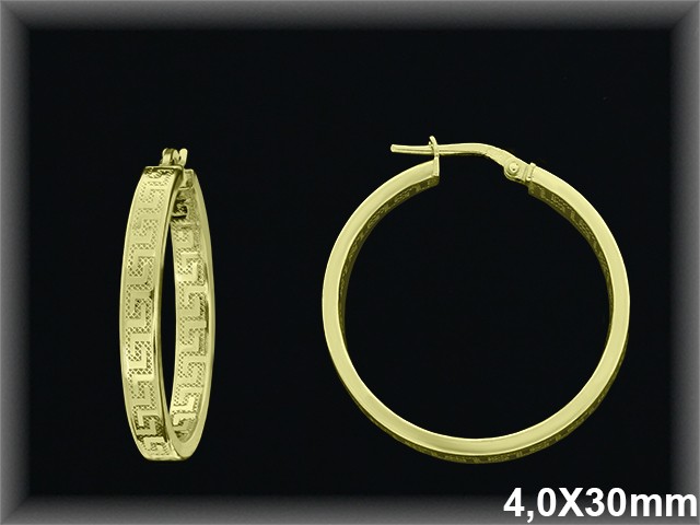 Mayorista de Plata de Aros ref AL214DC  Aros de Plata al por Mayor