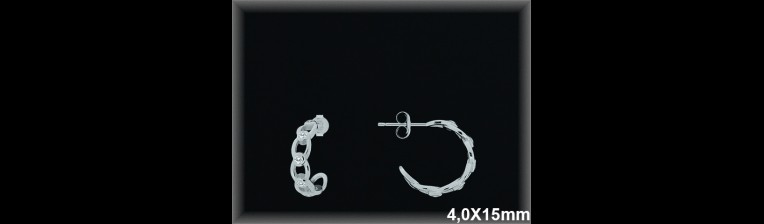 Mayorista de Plata de Aros ref AZ008  Aros de Plata al por Mayor