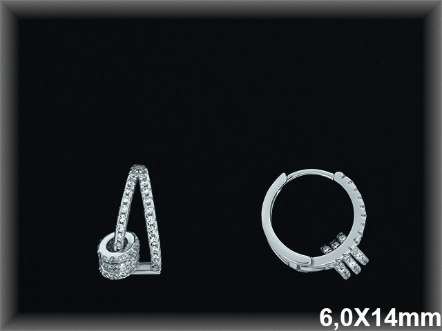 Mayorista de Plata de Aros ref AZ130  Aros de Plata al por Mayor