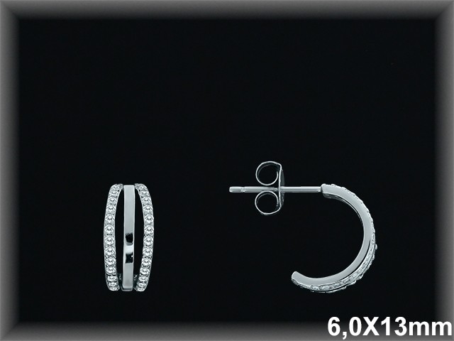 Mayorista de Plata de Aros ref AZ207  Aros de Plata al por Mayor