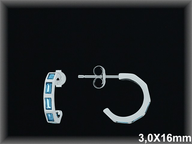Mayorista de Plata de Aros ref AZ232G  Aros de Plata al por Mayor