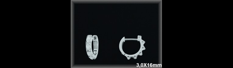 Mayorista de Plata de Aros ref AZ378  Aros de Plata al por Mayor