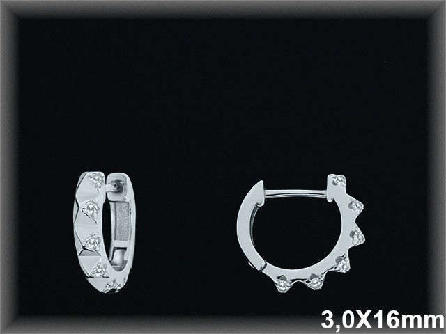 Mayorista de Plata de Aros ref AZ378  Aros de Plata al por Mayor