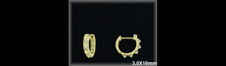 Mayorista de Plata de Aros ref AZ378C  Aros de Plata al por Mayor