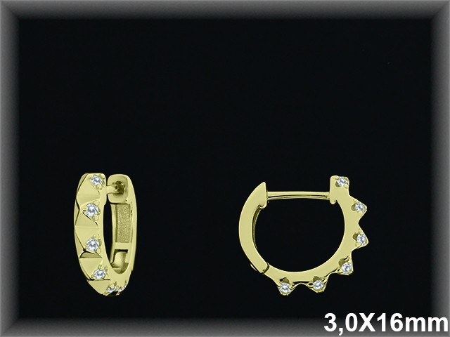 Mayorista de Plata de Aros ref AZ378C  Aros de Plata al por Mayor
