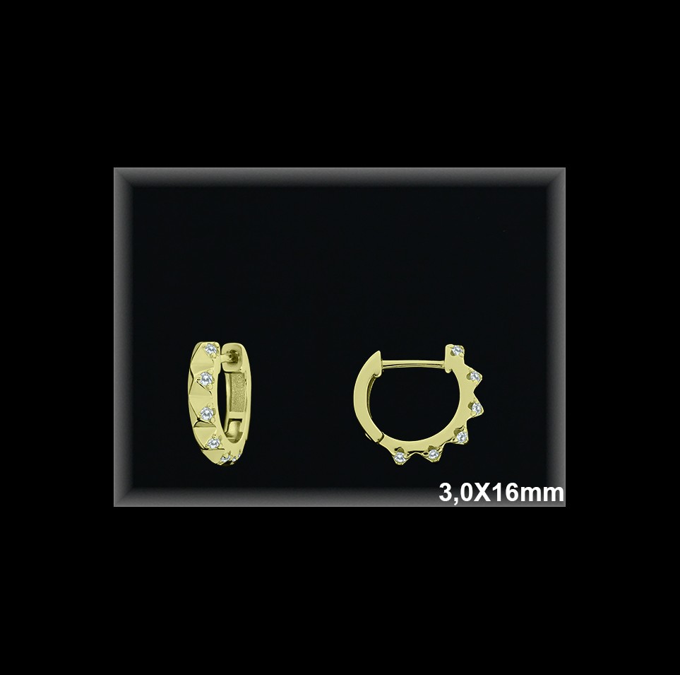 Mayorista de Plata de Aros ref AZ378C  Aros de Plata al por Mayor