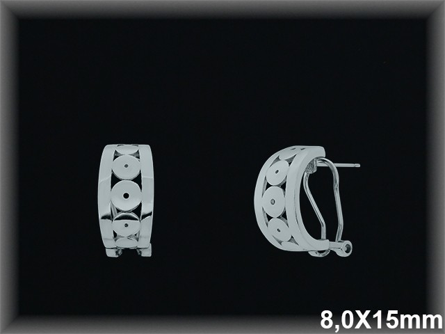 Mayorista de Plata en Pendientes ref L8604  Pendientes de Plata al por Mayor