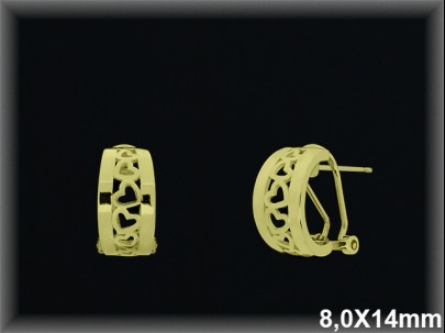 Mayorista de Plata en Pendientes ref L8607C  Pendientes de Plata al por Mayor