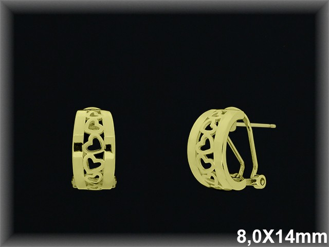 Mayorista de Plata en Pendientes ref L8607C  Pendientes de Plata al por Mayor