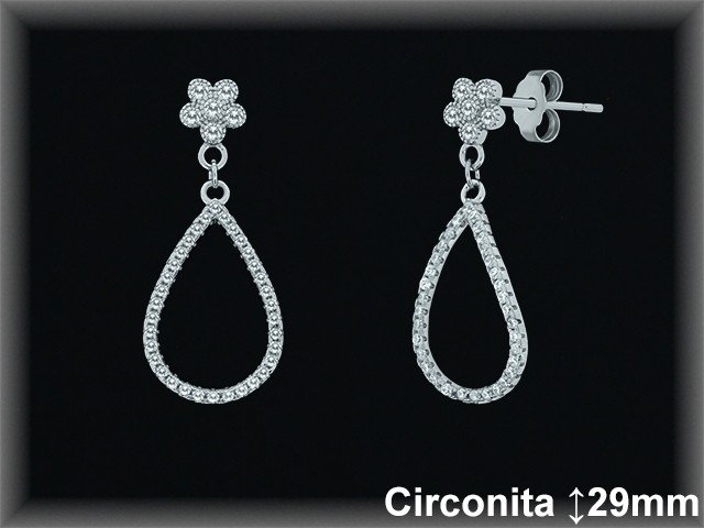 Mayorista de Plata en Pendientes ref Z8508  Pendientes de Plata al por Mayor
