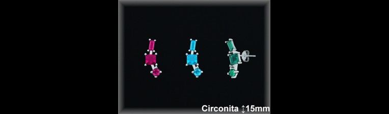 Pendientes de Plata al Por Mayor ref Z8515G  Mayorista de Pendientes de Plata