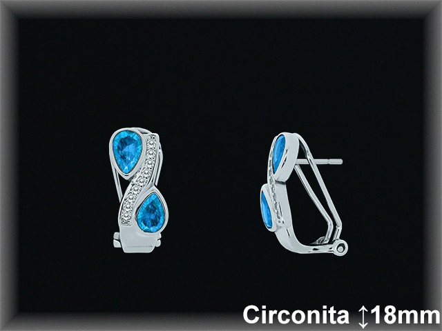 Mayorista de Plata en Pendientes ref Z8722G  Pendientes de Plata al por Mayor
