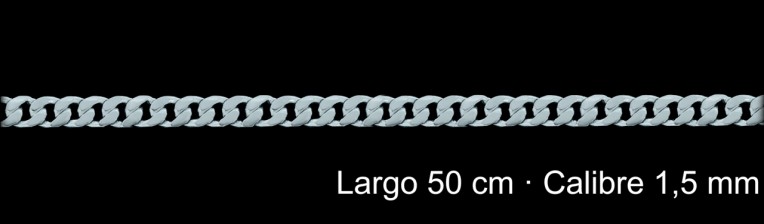 Cadena Plata 925 Barbada 50 Cm 1 5 Mm | Mayorista