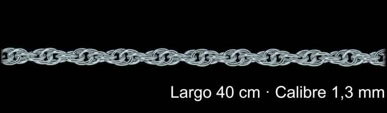Cadena Plata 925 Cordoncillo 40 Cm 1 3 Mm | Mayorista
