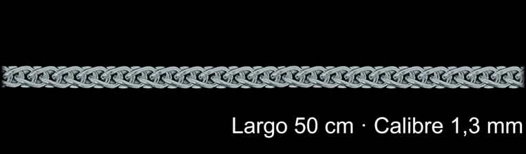 Cadena Plata 925 Espiga 50 Cm 1 3 Mm | Mayorista