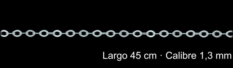 Cadena Plata 925 Forzada 45 Cm 1 3 Mm | Mayorista