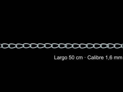 Cadena Plata 925 Bilbao 50 Cm 1 6 mm | Mayorista