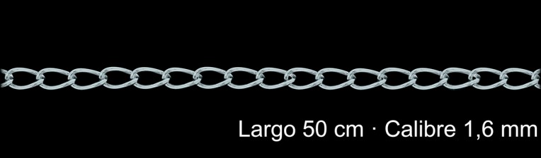 Cadena Plata 925 Bilbao 50 Cm 1 6 mm | Mayorista