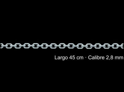 Cadena Plata 925 Forzada 45 Cm 2 8 Mm | Mayorista