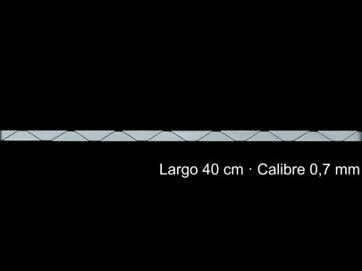 Cadena Plata 925 Eslabon Triangular 40 Cm 0 70 Mm | Mayorista