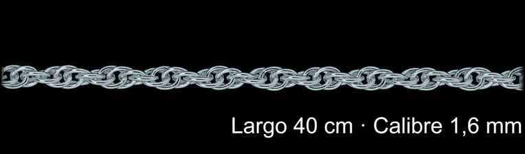 Cadena Plata 925 Cordoncillo 40 Cm 1 6 Mm | Mayorista