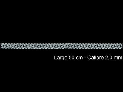 Cadena Plata 925 Espiga 50 Cm 2 Mm | Mayorista
