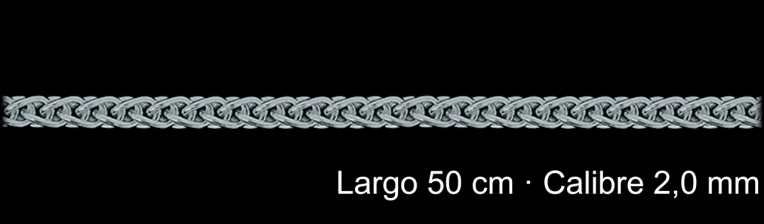 Cadena Plata 925 Espiga 50 Cm 2 Mm | Mayorista