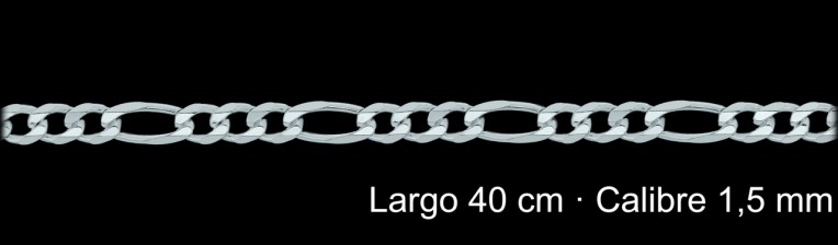 Cadenas de Plata al Por Mayor ref 73L049A  Mayorista de Cadenas de Plata