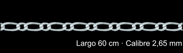 Cadena Plata 925 Programada 1 1 60 Cm 2 65 Mm | Mayorista