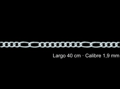 Cadenas de Plata al Por Mayor ref 73L53A  Mayorista de Cadenas de Plata
