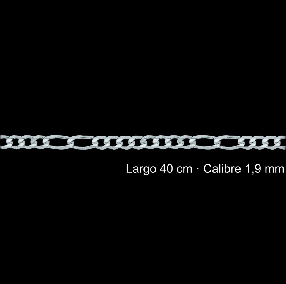Cadenas de Plata al Por Mayor ref 73L53A  Mayorista de Cadenas de Plata
