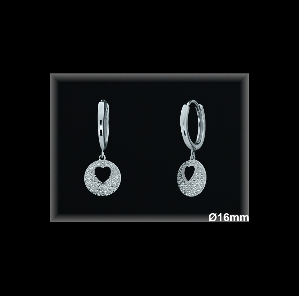 Aros de Plata al Por Mayor ref AZ157  Mayorista de Aros de Plata