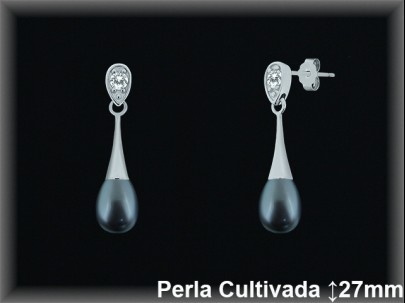 Pendientes de Plata al Por Mayor ref R8512G  Mayorista de pendientes de Plata