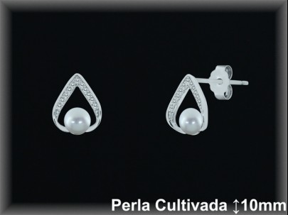 Pendientes de Plata al Por Mayor ref MR038  Mayorista de pendientes en Plata
