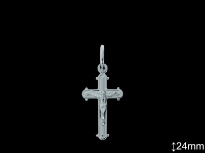 Cruces de Plata al Por Mayor ref 4015  Mayorista de Cruces de Plata