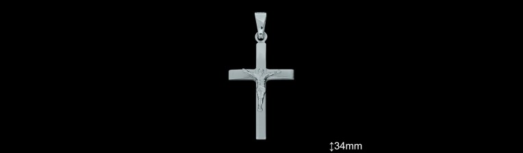 Cruces de Plata al Por Mayor ref 4021  Mayorista de Cruces de Plata