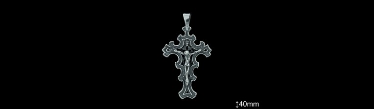 Cruces de Plata al Por Mayor ref 4025  Mayorista de Cruces de Plata