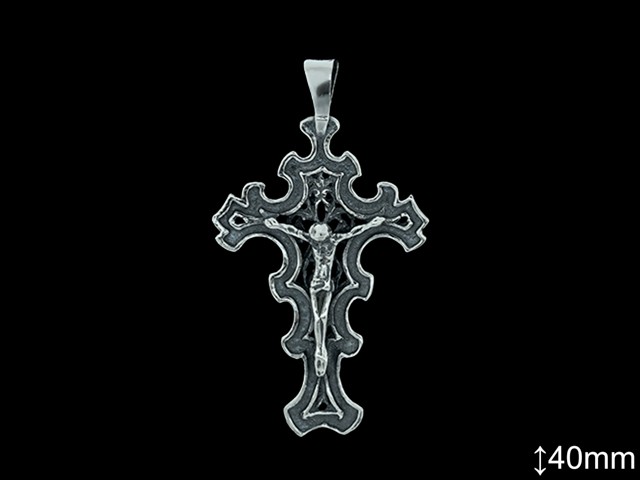 Cruces de Plata al Por Mayor ref 4025  Mayorista de Cruces de Plata